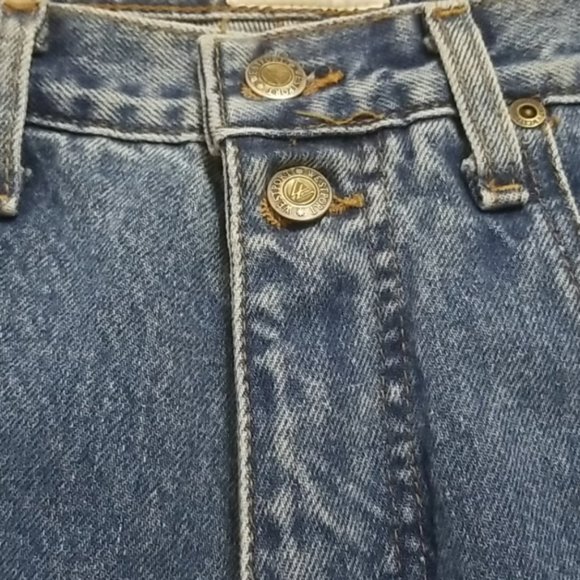 NWOT VINTAGE COTTON Westport Jeans |10 | Double Buttons!  Angled Double Pockets! - Picture 8 of 9